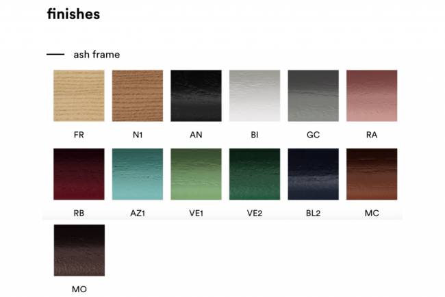 Кресло деревянное Nym черный ясень 550х515х730 мм