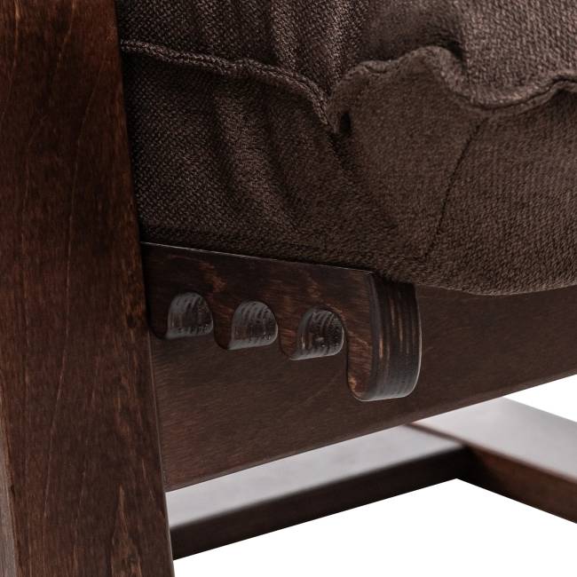 Кресло-трансформер Leset Оливер Орех текстура Malmo 28 (коричневый)