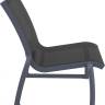Стул пластиковый Pacific Lounge темно-серый, черный 760х800х850 мм