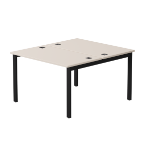 Бенч-система на 2 места Everprof EVO на металлокаркасе 1180х670(1370)x755 Кашемир/Черный