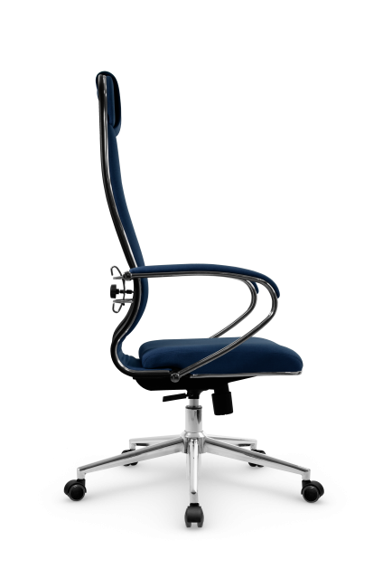 Кресло МЕТТА B 1m 32PF/подл.127/осн.004, рогожка b синий