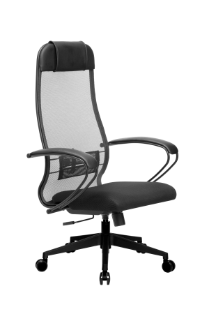 Кресло МЕТТА-11(MPRU)/подл.130/осн.002, темно-серый