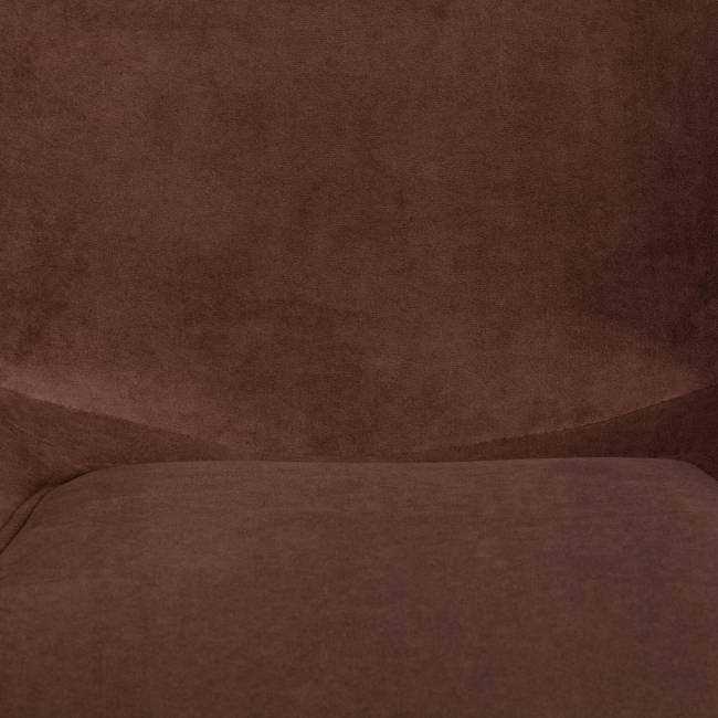 Кресло STYLE флок , коричневый, 6 коричневый флок Кресло STYLE флок , коричневый, 6 коричневый флок