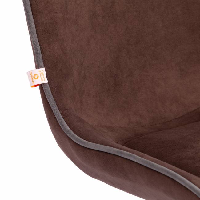 Кресло STYLE флок , коричневый, 6 коричневый флок Кресло STYLE флок , коричневый, 6 коричневый флок