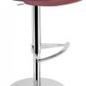 Табурет пластиковый барный X-Treme B Pro полированный, хромированный, кирпично-красный 480х480х750-870 мм