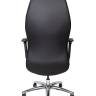 Кресло офисное / Леман / черная экокожа/ алюминий крестовина