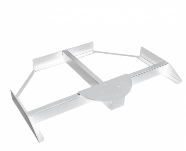 Зонт профессиональный 3х4 м Pompei Braccio белый, серо-коричневый 3000х4000 мм Зонт профессиональный 3х4 м Pompei Braccio белый, серо-коричневый 3000х4000 мм