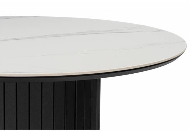 Гравент 90 белый мрамор snow white / черный