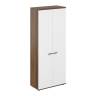 SG.824.DM.WH / Гардероб 800х400х1955, з.ст ЛДСП 16 мм / корпус: дуб модена; фасады: белый