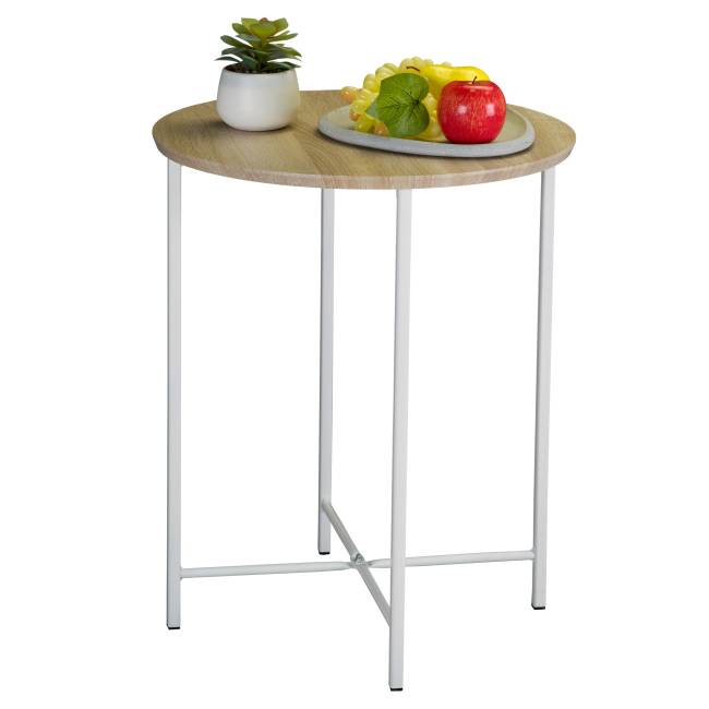 Стол журнальный BeautyStyle 16 дуб сонома/белый