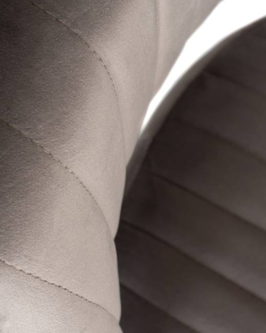 Стул барный DOBRIN CHARLY, серый велюр (MJ9-75)