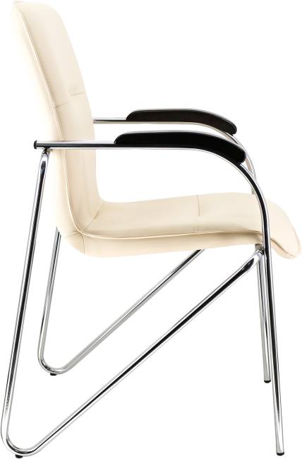 Кресло Everprof Samba Wood CF Экокожа Бежевый