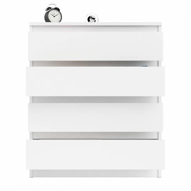 Комод четыре ящика Мори МК800.4 цвет белый
