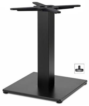 Подстолье металлическое Tiffany черный 400х400х500 мм