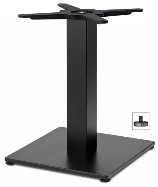 Подстолье металлическое Tiffany черный 400х400х500 мм