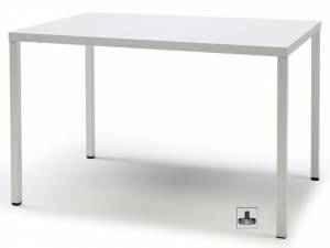 Стол обеденный металлический Summer белый 1200х800х750 мм