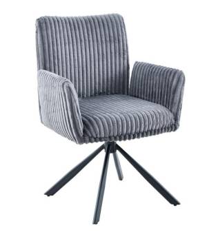 Стул DikLine 6827 т.к Серая Velo 13, опоры черные