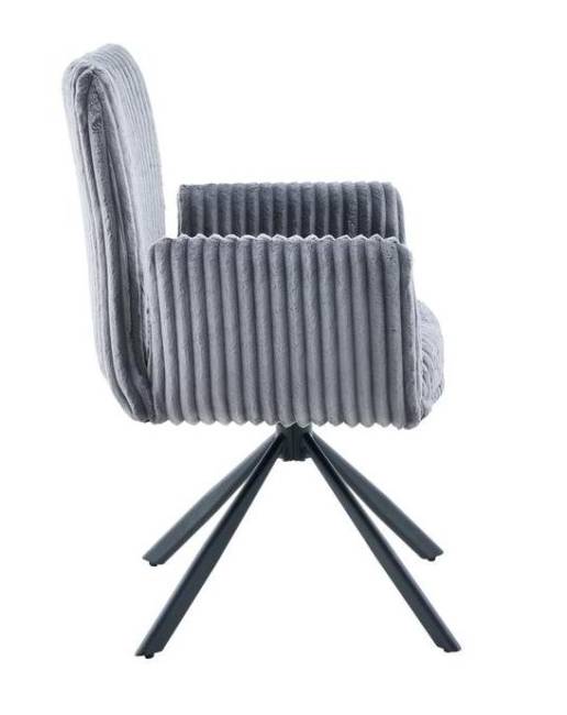 Стул DikLine 6827 т.к Серая Velo 13, опоры черные