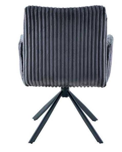 Стул DikLine 6827 т.к Серая Velo 13, опоры черные