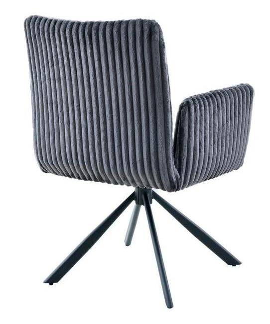 Стул DikLine 6827 т.к Серая Velo 13, опоры черные