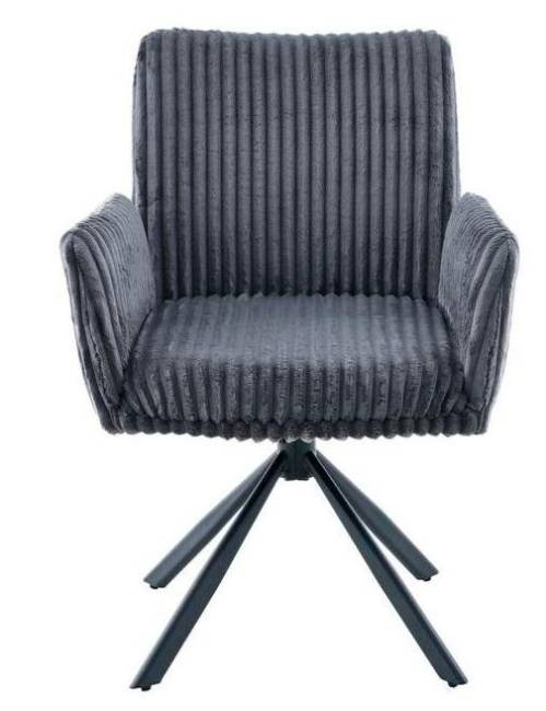 Стул DikLine 6827 т.к Серая Velo 13, опоры черные