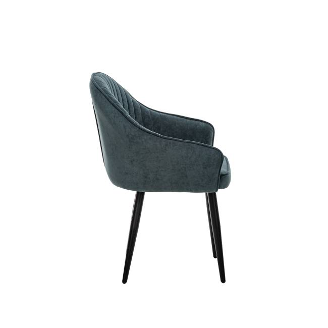 Стул с подлокотниками Leset Вайд, каркас Черный, велюр Темно-зеленый Темно-зеленый Черный Стул с подлокотниками Leset Вайд, каркас Черный, велюр Темно-зеленый Темно-зеленый Черный