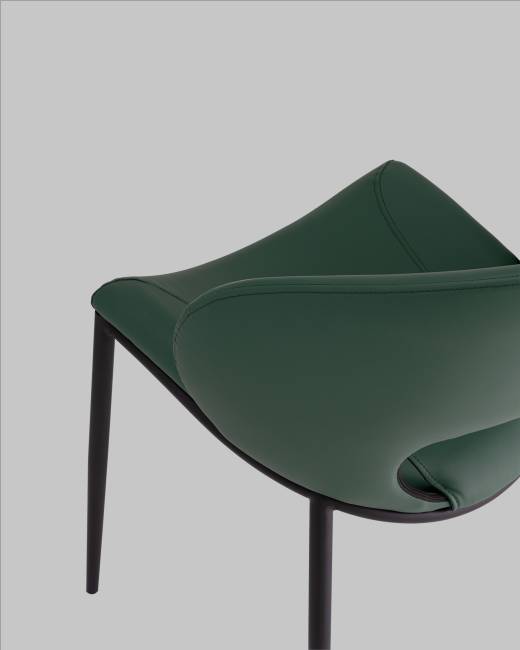 Стул Вивьен иск.кожа зеленый