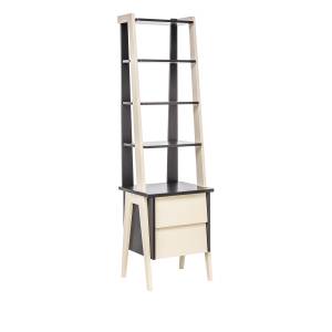 Этажерка Leset "Сканди" с тумбой 2 ящ. Венге, компаньон Дуб шампань Дуб шампань