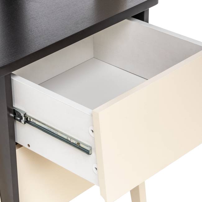 Этажерка Leset "Сканди" с тумбой 2 ящ. Венге, компаньон Дуб шампань Дуб шампань