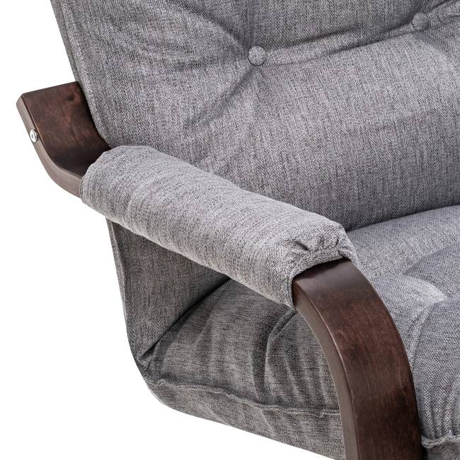 Кресло-трансформер Leset Оливер Орех текстура Malmo 90 (серый) Кресло-трансформер Leset Оливер Орех текстура Malmo 90 (серый)