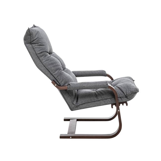 Кресло-трансформер Leset Оливер Орех текстура Malmo 95 (темно-серый)