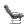 Кресло-трансформер Leset Оливер Орех текстура Malmo 95 (темно-серый)