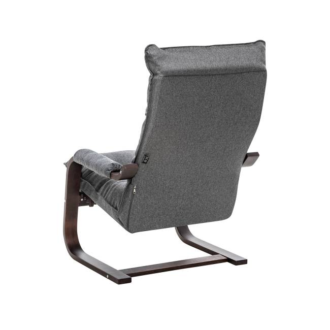 Кресло-трансформер Leset Оливер Орех текстура Malmo 95 (темно-серый)