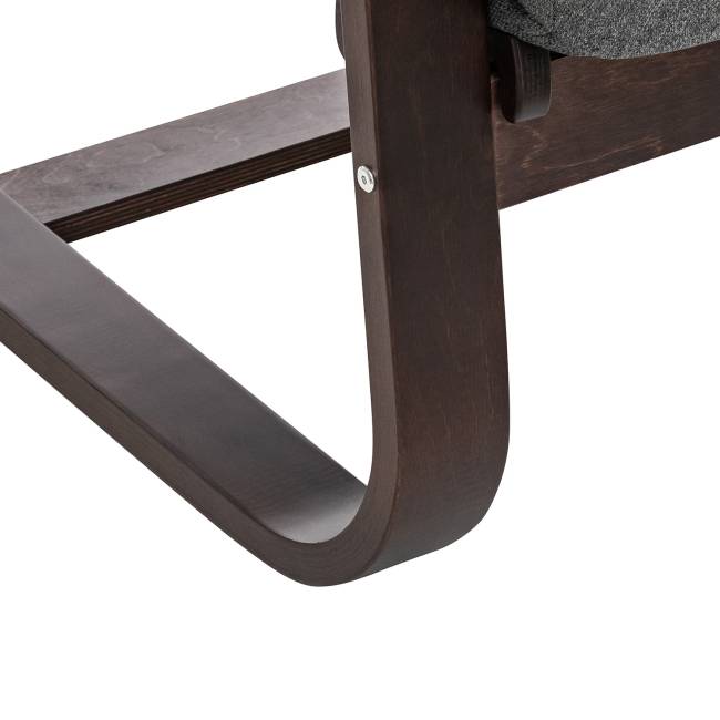 Кресло-трансформер Leset Оливер Орех текстура Malmo 95 (темно-серый)