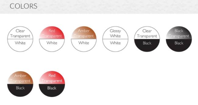 Стул пластиковый Flash белый, янтарный 520х570х830 мм