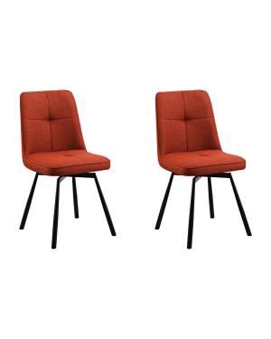 Стул Boun вращающийся терракотовый 2 шт.