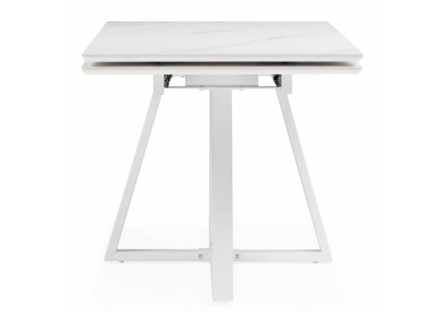 Памелла 140 (200) х 80 белый мрамор alpin white / snow white / белый