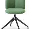 Стул офисный с обивкой Mentha Pop черный, зеленый 540х550х820 мм