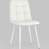 Стул Oliver экокожа белый белые ножки 2 шт