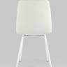 Стул Oliver экокожа белый белые ножки 2 шт