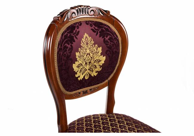 Стул деревянный Adriano 2 вишня с патиной