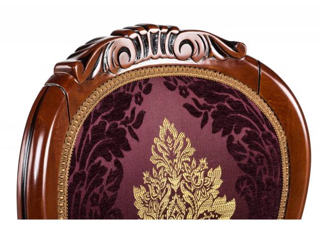 Стул деревянный Adriano 2 вишня с патиной