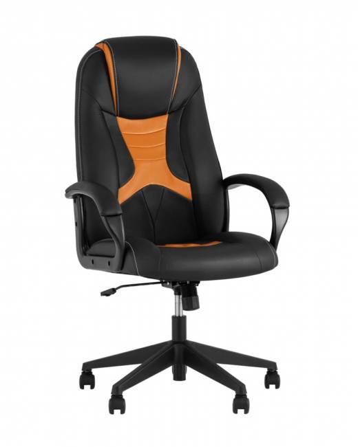Кресло игровое TopChairs ST-CYBER 8 черный/оранжевый