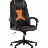 Кресло игровое TopChairs ST-CYBER 8 черный/оранжевый