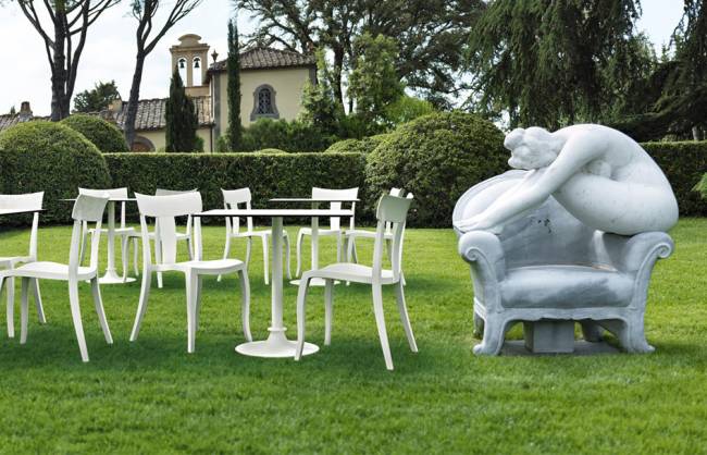 Стул пластиковый Toro-S белый 490х550х840 мм