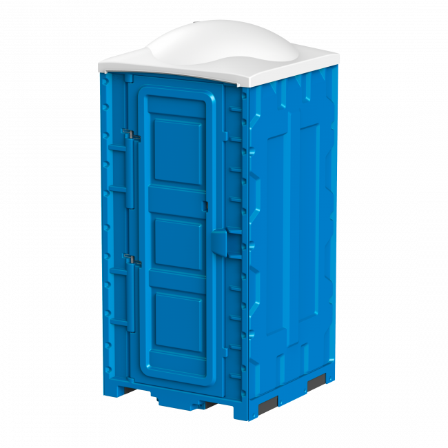 Мобильная туалетная кабина «Полимер Стандарт»(синяя)