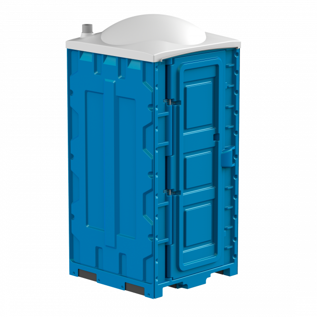 Мобильная туалетная кабина «Полимер Стандарт»(синяя)