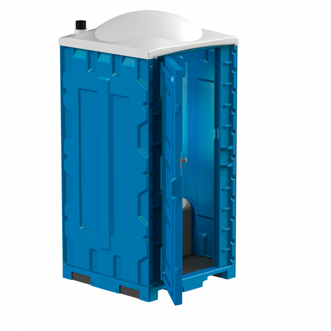 Мобильная туалетная кабина «Полимер Стандарт»(синяя)