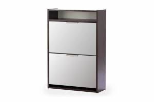 Обувница К-2, венге/белый глянец