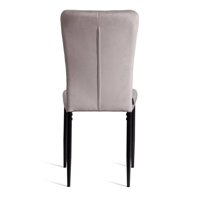 Стул VERTER (mod. BC577-DC) / 1 шт. в упаковке металл, флок, 41 х 52 х 95 см, Light grey (светло-серый) HLR14 / черный светло-серый металл, флок